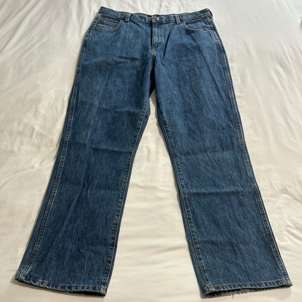 RedHead Mens Bootcut Jeans Medium Wash Denim 100% Cotton 38x32 9046-DS